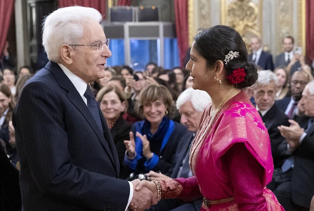 With H.E. Sergio Mattarella, President of Italy